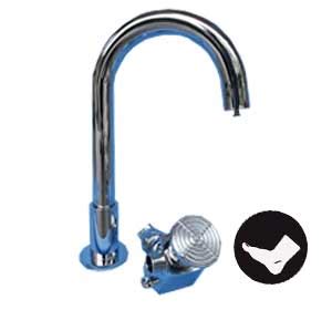 Husky Footstep Type Self Closing Sink Tap 050A Gey Hwa Timber S Pte