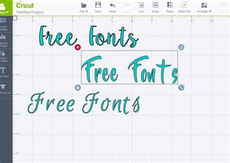 Cricut Explore Air- Free Fonts - Glitter and Graze