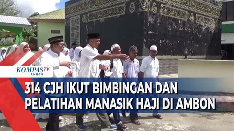 314 Calon Jemaah Haji Asal Kota Ambon Ikut Bimbingan Dan Pelatihan