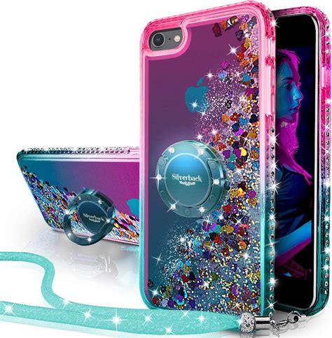 Miss Arts Iphone 6s Case Iphone 6 Case Silverback Moving Liquid Holographic Glitter Case