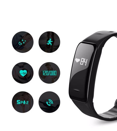 Bluetooth Waterproof Blood Pressure & Heart Rate Monitor Fitness ...