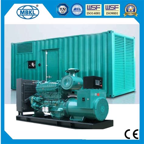 1000kva 800kw Containerized Cummins Diesel Engine Genset Silent