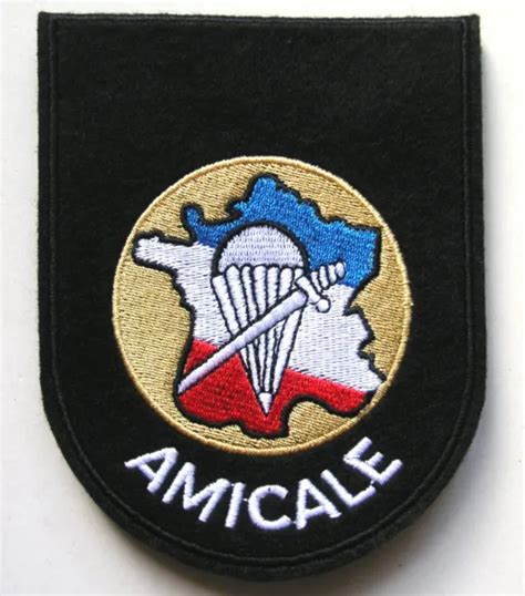 Insigne Tissu Amicale Bpc Bataillon Parachutiste De Choc Cnec