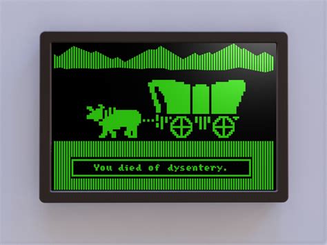 Oregon Trail - You Died of Dysentery by Ken Mills | Download free STL ...