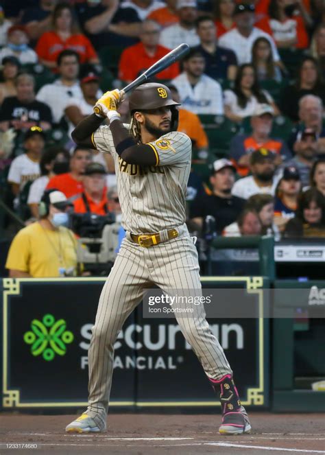 Fernando Tatis Jr 23 Of The San Diego Padres Hits A Three Run Home