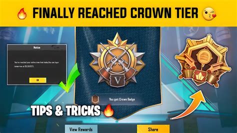 🇮🇳 Day 3 Finally Reached Crown Tier In Bgmi 🔥 Solo Rank Push Tips