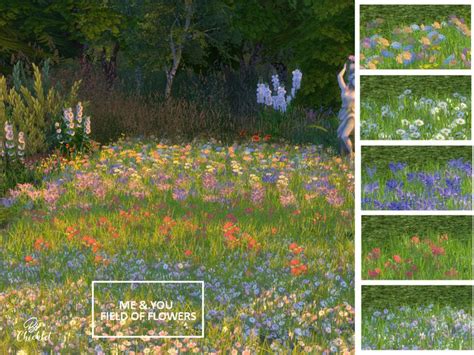 Chicklets Me And You Flower Field Sims 4 The Sims 4 Packs Sims 4