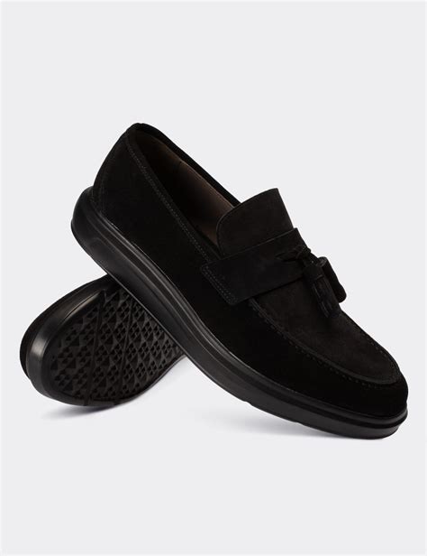 Hakiki S Et Siyah Comfort Erkek Loafer Msyhp Deery