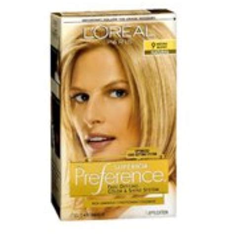 LOreal Superior Preference Hair Color 9 Natural Blonde, 1 each (Pack of ...