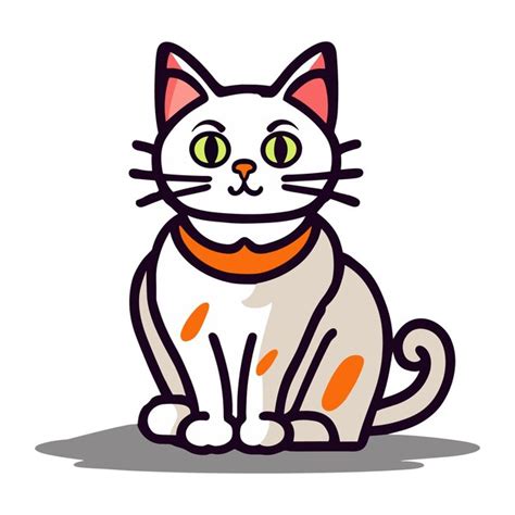 Premium Vector | Halloween cat art design