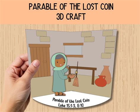 parable   lost coin craft sunday school bible class activity