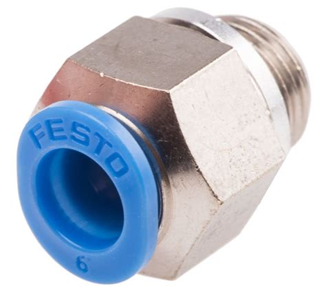 QSM G1 8 6 Festo Festo QS Series Straight Threaded Adaptor G 1 8