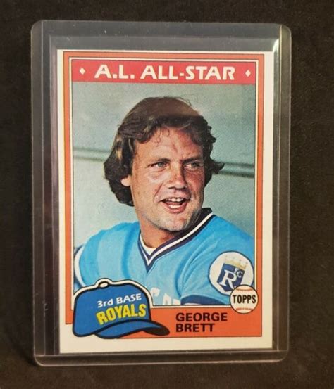 George Brett 1981 TOPPS A L ALL STAR Card 700 EBay