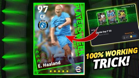 Trick To Get Rated E Haaland From Potw Worldwide Sep Pack