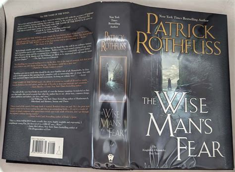 The Wise Man S Fear Patrick Rothfuss St Edition Rare First