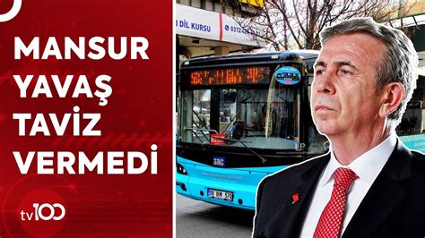 Ankara da Özel Halk Otobüsü Krizinde Düğüm Çözüldü TV100 Haber YouTube