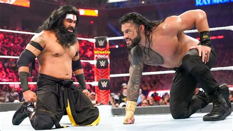 FULL MATCH Roman Reigns Vs Veer Mahaan WWE RAW 2022 Romanreigns