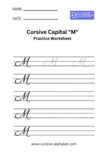 How to Write a Cursive Capital “M”