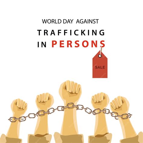 Premium Vector World Day Against Trafficking In Persons