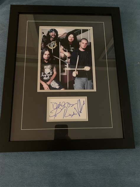 The Band Pantera Signed Autographed 18x14 Framed Display Etsy