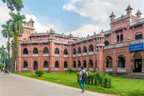 View At The Building Of University Of Dhaka Bangladesh Editorial