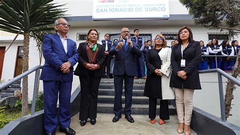 Minsa Inaugur El Primer Centro De Salud Mental Comunitaria En Surco