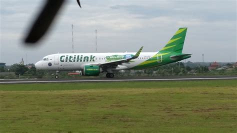 Pesawat Terbang Penerbangan Citilink Qg Solo Jakarta Bandara