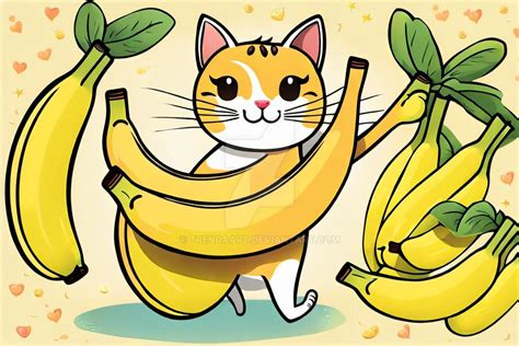 Banana Ballet: Adorable Cat Clip Art by TrendAArt on DeviantArt