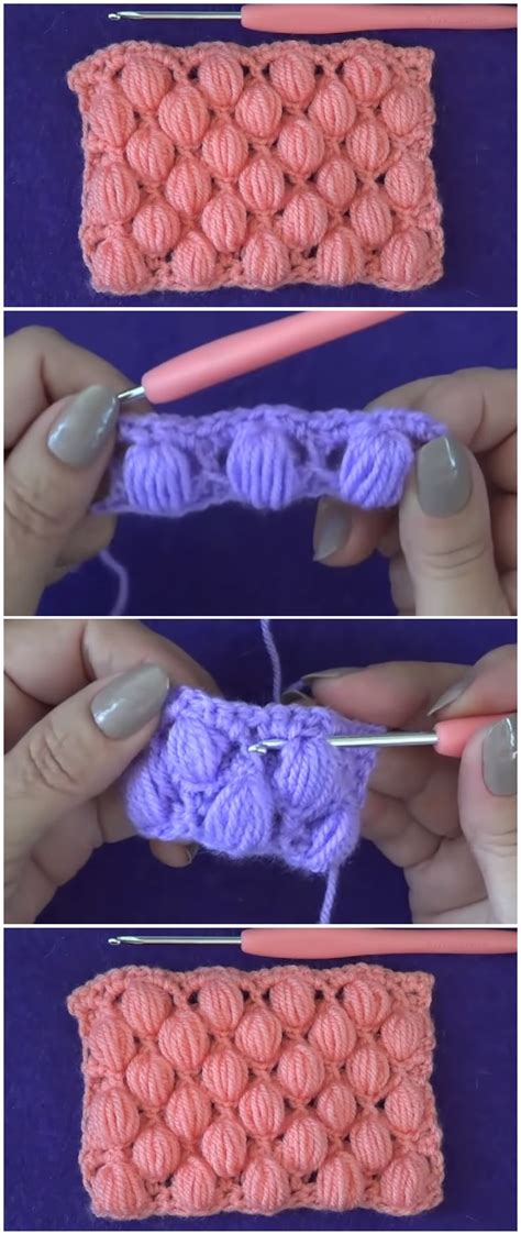 Crochet Beautiful Puff Stitch Love Crochet