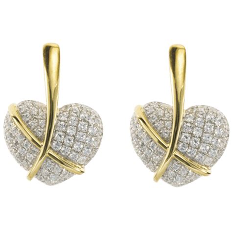 Diamond Heart Earrings - Engagestudio