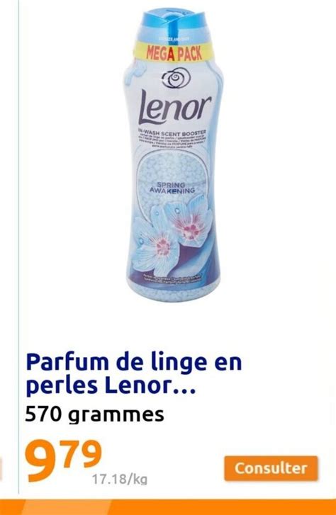 Promo Parfum De Linge En Perles Lenor Chez Action