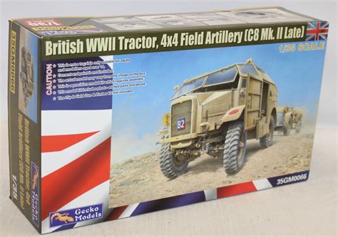 GECKO MODELS British WWII Tractor 4x4 Field Artillery 1 35 Scale Model