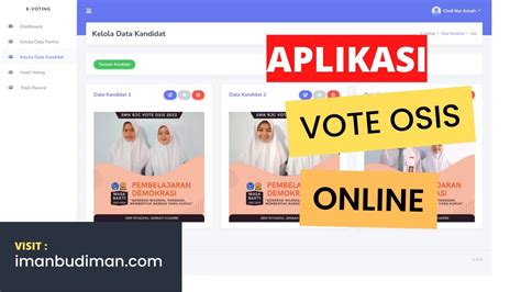 Aplikasi Vote Osis Online Berbasis Php Laravel Youtube