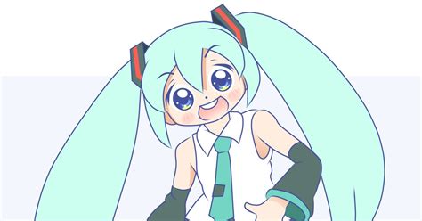 初音ミク そして ミクちゃん💕 きッぷ・プレリュード・いしかわのイラスト Pixiv