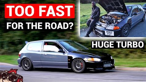 This Mph Eg Civic Is Dangerously Fast K Turbo Swap Youtube