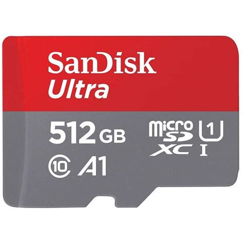 送料無料 Sandisk 512gb Microsdxcカード Ultra Class10 Uhs I A1 R100mbs