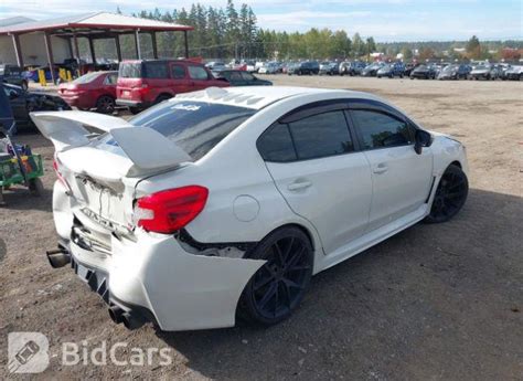 2016 Subaru Wrx Sti Limited JF1VA2Y64G9802408 Bid History BidCars