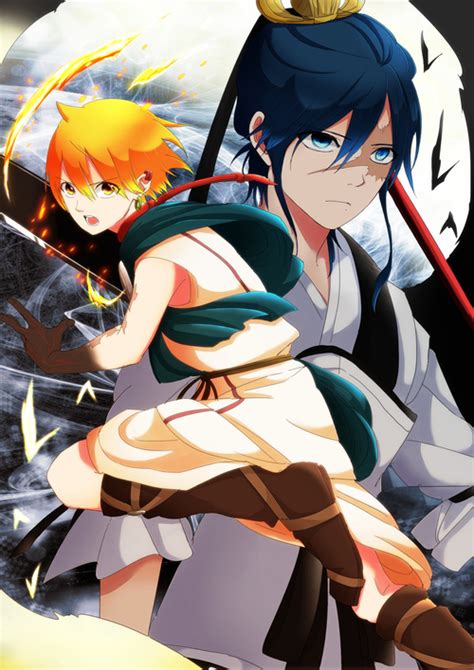 Alibaba and Hakuryuu - Anime Fan Art (36772438) - Fanpop