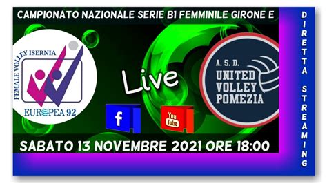 Europea Isernia Vs United Volley Pomezia Youtube