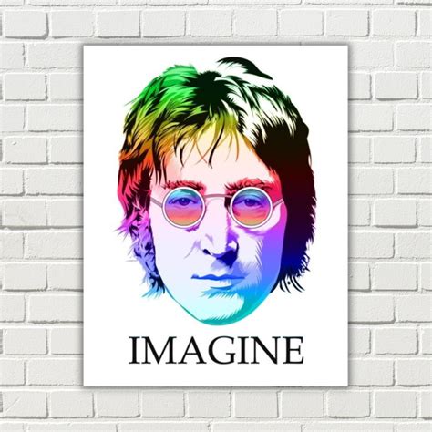 Quadro Decorativo Placa Mdf John Lennon Elo7 Produtos Especiais