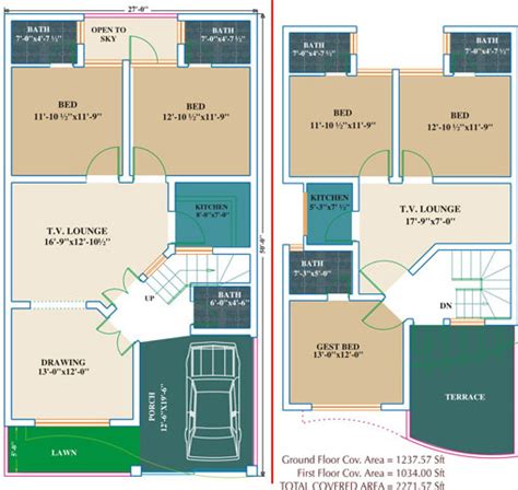 Marla House Plans Civil Engineers Pk