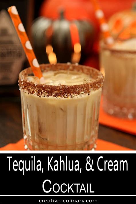 Tequila Kahlua And Cream Cocktail Creative Culinary