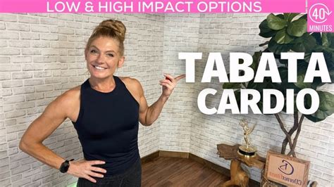 🔥 Cardio Tabata 🔥 Fat Burning Workout Low And High Impact Options