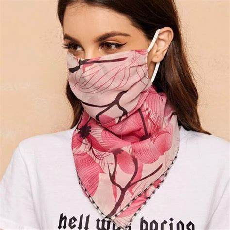 Face Mask Reusable Black Fashion Face Mask Neck Gaiter Mask Etsy