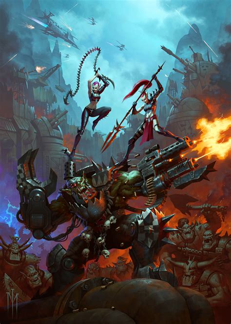 Warhammer 40k Dark Eldar Art