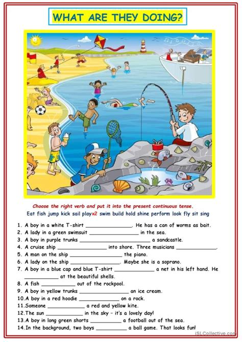 What Are They Doing?: English ESL Worksheets Pdf Doc, 50% OFF