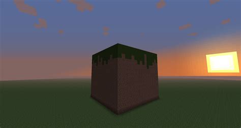 My giant dirt block Minecraft Map