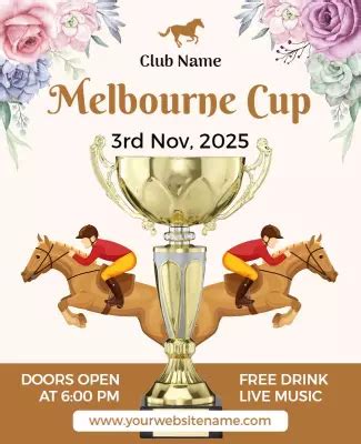 Melbourne Cup Poster Template