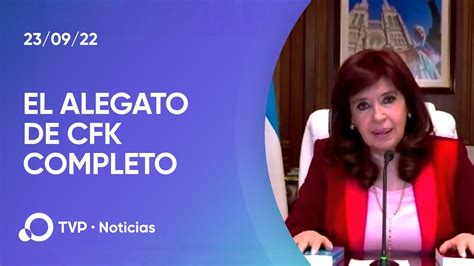 Cristina Kirchner Hizo Su Alegato De Defensa En La Causa Vialidad Youtube