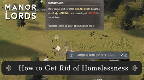 How To Get Rid Of Homelessness Manor LordsGame8